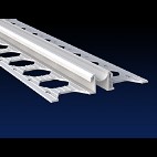 6mm plastic render movement joint from Stock Plastic Profiles