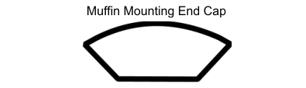 Muffin Mounting End Cap from Stock Plastic Profiles